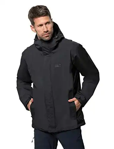 3-in-1-Jacke Jack Wolfskin Herren 3-in-1 Jacke Iceland,schwarz
