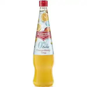 Orangensirup Mautner Markhof Orange-Mango 0% Zucker Sirup