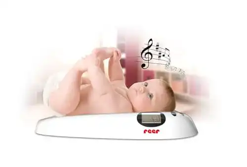 Babywaage Reer 6409, Baby Waage mit Musik