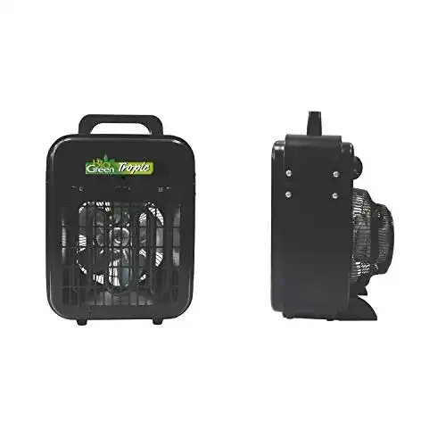 Gewächshausheizung Bio Green TRO 2.0 Tropic, schwarz