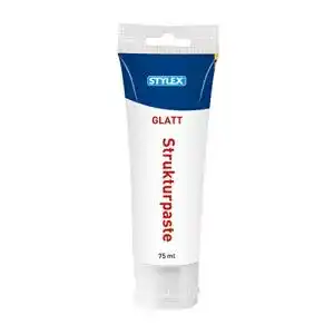 Strukturpaste Stylex 28600 glatt, ohne Sand, 75 ml, weiß matt