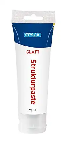 Strukturpaste Stylex 28600 glatt, ohne Sand, 75 ml, weiß matt