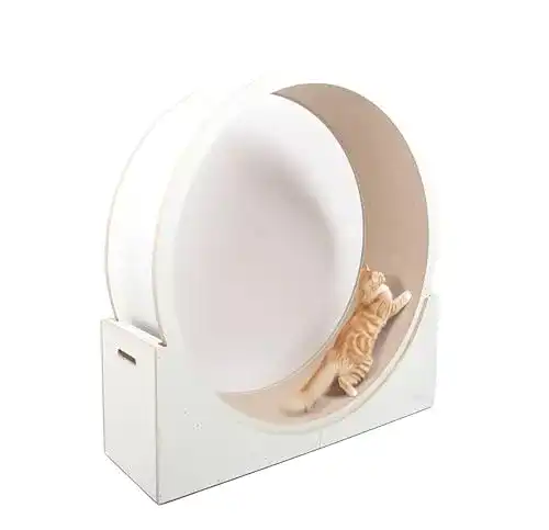 Katzenlaufrad Elmato 10702 Simba L, grauer Teppich ca. 120cm