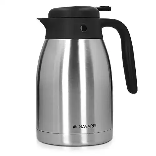Isolierkanne Edelstahl Navaris Isolierkanne aus Edelstahl 1,5l