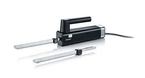 Elektromesser Graef EK502EU, Edelstahlmesser, Schwarz