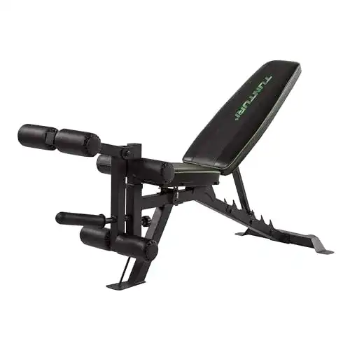 Beinstrecker Tunturi Hantelbank UB60, Fitnessbank, verstellbar