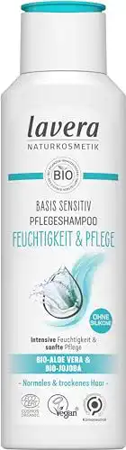 Feuchtigkeitsshampoo ohne Silikone lavera, Pflegeshampoo 250ml