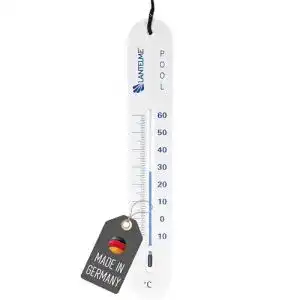 Poolthermometer Lantelme weiß Schwimmbad Pool sinkend Analog