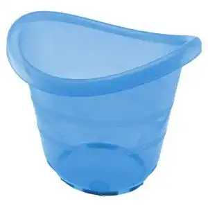 Baby-Badeeimer Bieco Badeeimer blau, kippsicher, rutschsicher