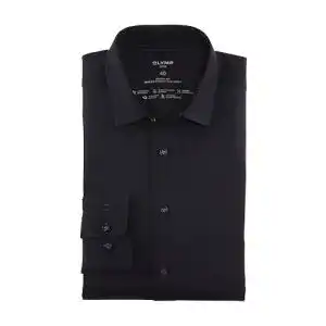 Olymp-Hemd OLYMP Herren Oberhemd Langarm Luxor 24/Seven