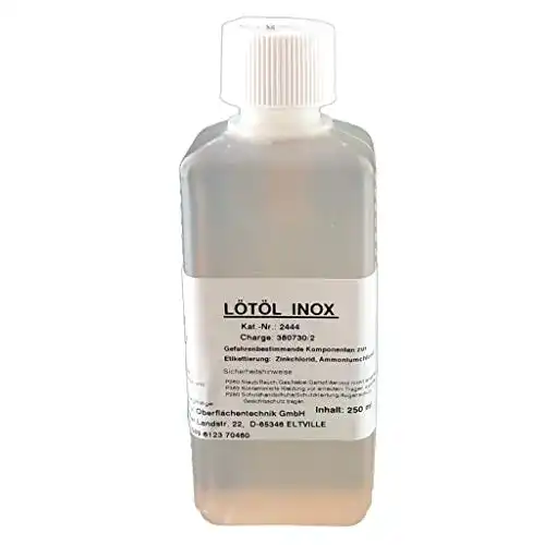Lötwasser Emil Otto Flussmittel/Lötöl INOX 250 ml circa 500 g
