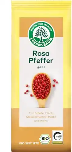 Rosa Pfeffer Lebensbaum Bio, ganz (6 x 25 gr)
