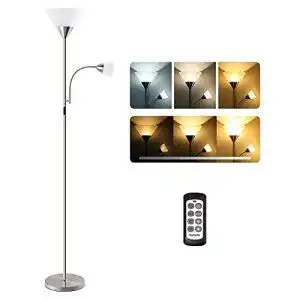 Deckenfluter tomons Stehlampe LED Dimmbar, mit Leselampe
