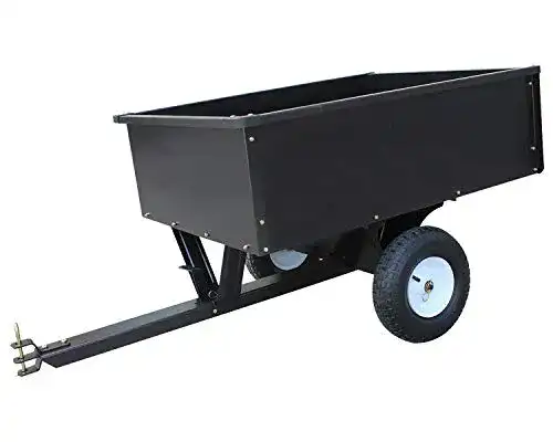 Rasentraktor-Anhänger Secura Anhänger kippbar 180KG Kapazität