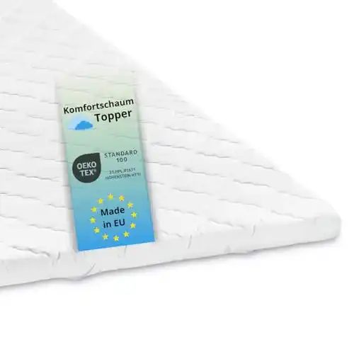 Topper (90×200) Bodyprotect Matratzenauflage Komfortschaum