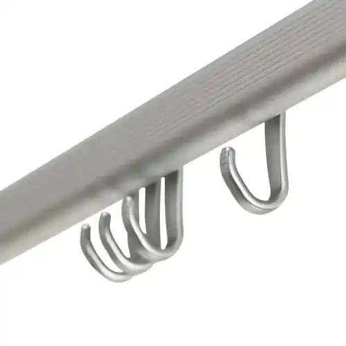 Duschvorhangstange Sealskin Komplett Set Easy Roll, Aluminium