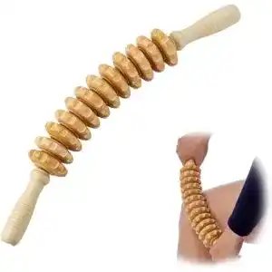 Massageroller (Rücken) Mtskaeo Premium Massageroller Holz