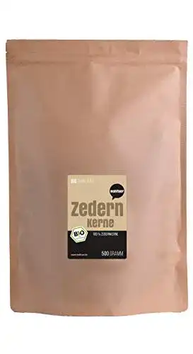 Zedernüsse Wohltuer Bio Zedernkerne aus Wildsammlung, 500 g