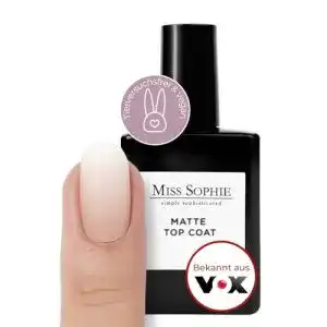 Matt Nagellack Miss Sophie ‘S Top Coat -“Matte”, matter Überlack