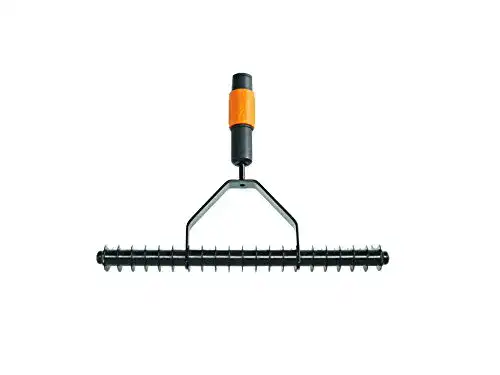 Rasenlüfter Fiskars , Gerätekopf, Breite: 37 cm, Schwarz/Orange