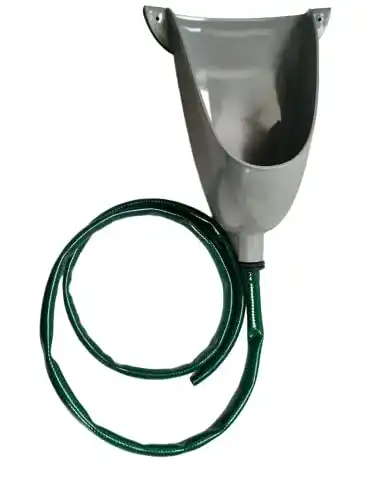 Wasserloses Urinal Varile Kunststoff Urinal glänzend mit 2 m