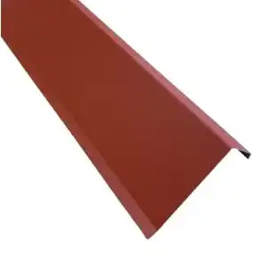 Ortgangblech Dachrinne Roofart 2 m (ziegelrot 3009)