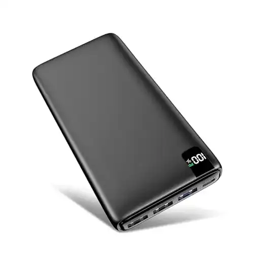 Powerbank-26800mAh Riapow, 3A USB C Schnelles Aufladen