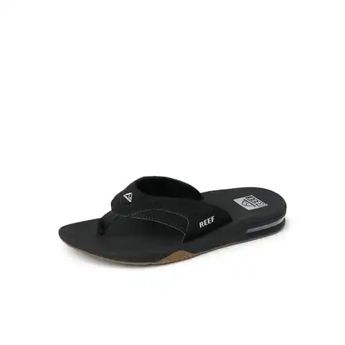 Reef-Zehentrenner Reef FANNING, Herren Zehentrenner, Schwarz