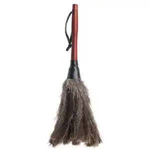 Staubwedel Straußenfedern Redecker, Buchenholzgriff, 35 cm