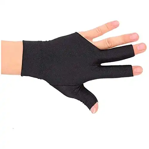 Billard-Handschuh Akozon Snooker-Handschuh, Left Hand Open