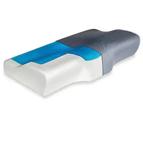 Kühlendes Kopfkissen Vitabo mit Gel-Auflage, Viscoschaum