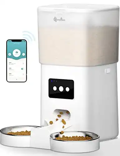 Futterautomat für 2 Katzen DownyPaws für zwei Katzen