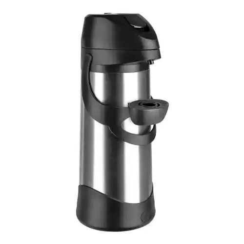 Pumpkanne 3 Liter Emsa 500833 Pump-Isolierkanne, Edelstahl