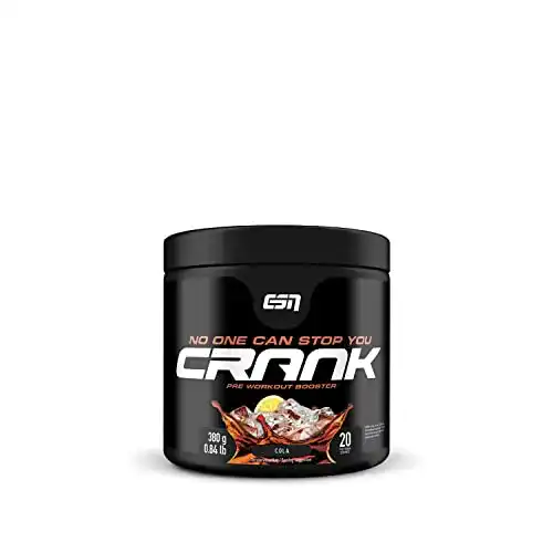 Die beste Trainingsbooster ESN Crank, Cola, 380g, komplett 2026 Test Bestseller Trainingsbooster ESN Crank, Cola, 380g, komplett
