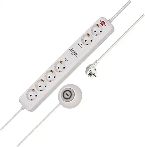 Steckdosenleiste mit Fußschalter Brennenstuhl Eco-Line Comfort