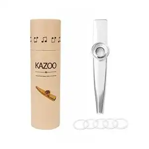 Kazoo Alnicov Metal, Aluminiumlegierung, 5 Flötenmembranen