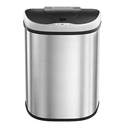 Mülleimer mit Sensor SONGMICS 70L, 2 x 35L Mülltrennsystem
