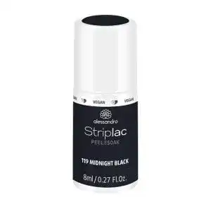 Schwarzer Nagellack alessandro Striplac Peel or Soak, 8ml