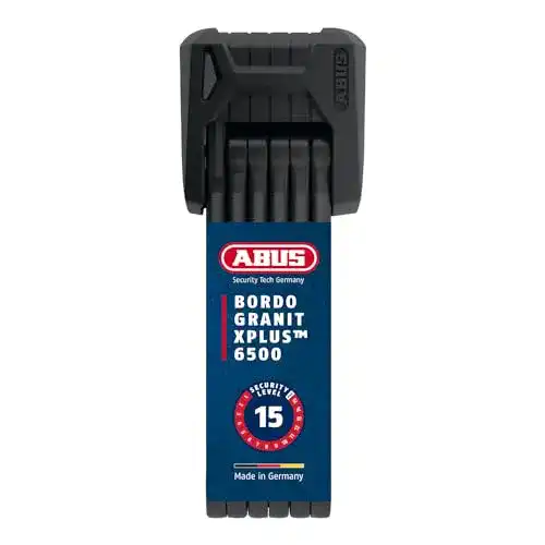 Faltschloss ABUS Bordo Granit XPlus 6500/85 mit Schlosstasche