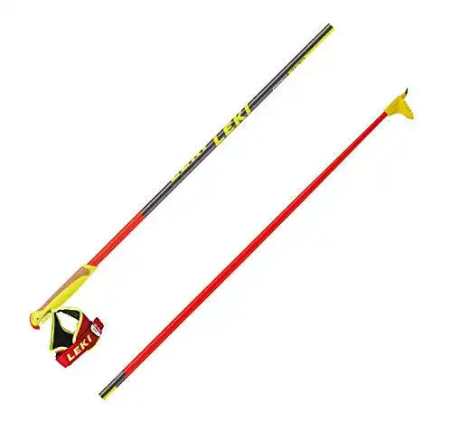 Langlaufstock LEKI Goods, neonrot, 140