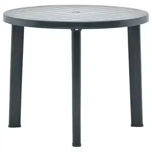 Gartentisch (rund) vidaXL Gartentisch Witterungsbeständig 89cm