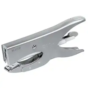 Heftzange Leitz , Für 40 Blatt, Ergonomisches Design aus Metall