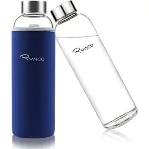 Sport-Trinkflasche Ryaco Glasflasche Trinkflasche Classic Tragbar