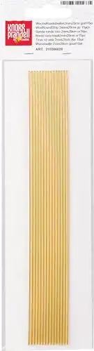 Wachsstreifen KnorrPrandell 8306028, 2 mm/20 cm, gold
