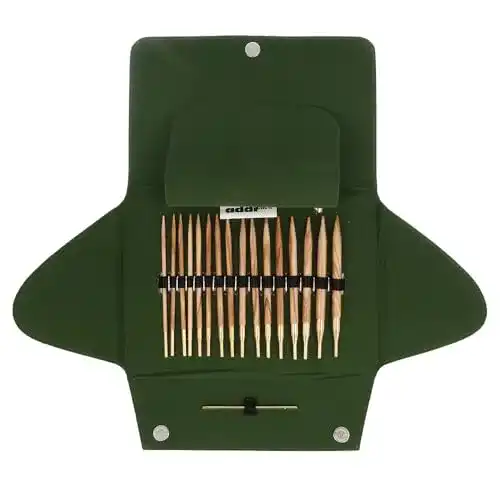 Addi-Stricknadel Addi Click Nature Olivenholz Etui 570-7