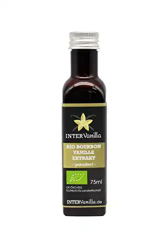 Vanilleextrakt InterVanilla BIO Bourbon Vanille Extrakt, 75 ml
