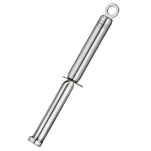 Apfelausstecher Rösle Fruchtentkerner, Edelstahl, Silberfarben