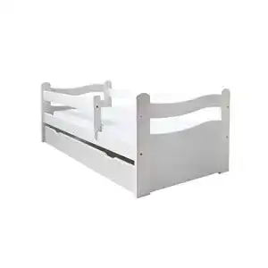 Kinderbett KATIDO Jugendbett 140×70 oder 160×80 Massivholz
