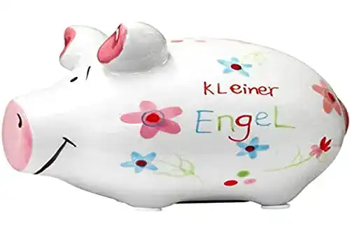 Sparschwein KCG 101021 Keramik Kleiner Engel ca. 12.5cm x 9cm