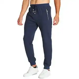Jogginghose Herren ZOXOZ Baumwolle mit Reißverschluss Taschen